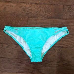 NWOT VS the strappy cheeky bathing suit bottom - teal M